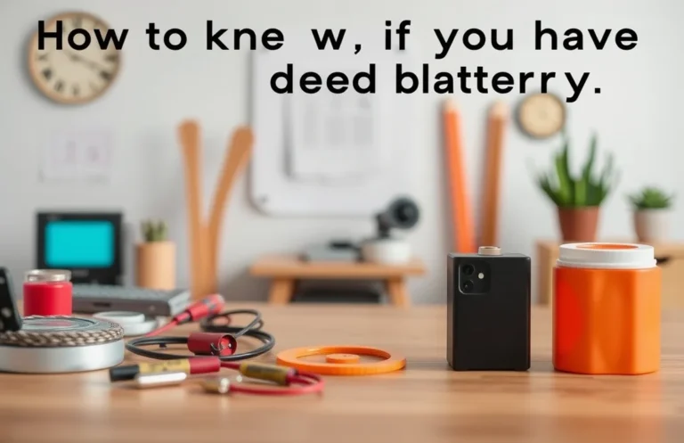 How to Identify If Your Battery is Dead and Needs Replacement