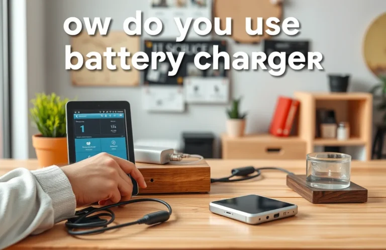 How to Safely Use a Battery Charger for Effective Charging