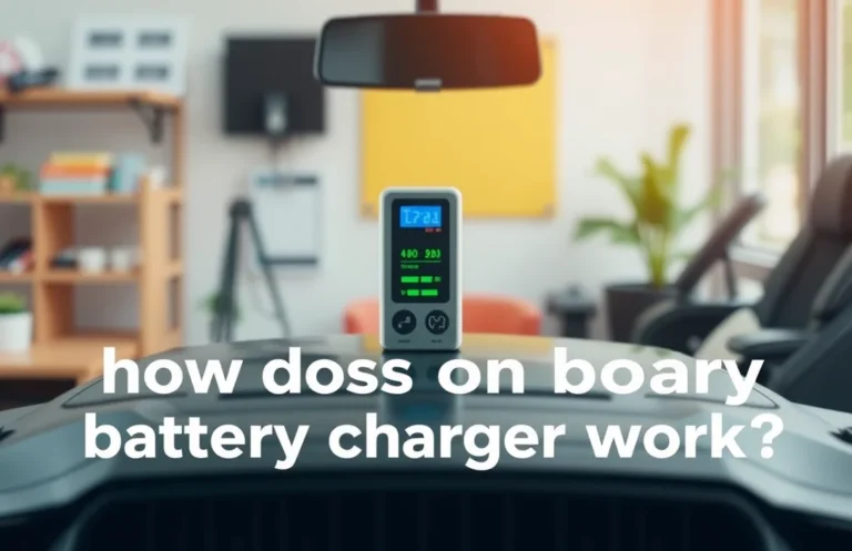 How On-Board Battery Chargers Function: Mechanisms Explained