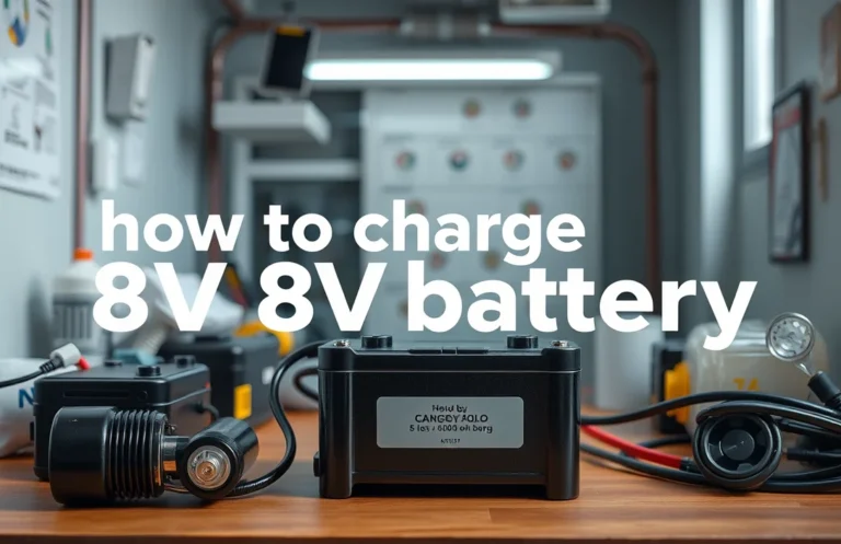 How to Safely Charge an 8V Battery: Essential Tips and Techniques