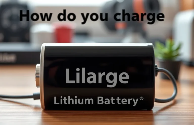 How to Charge a Lithium Battery Safely and Effectively