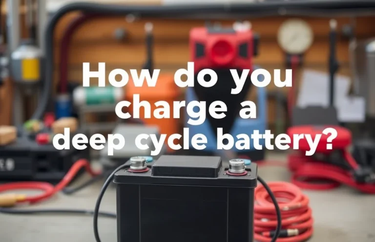 How to Properly Charge a Deep Cycle Battery for Longevity