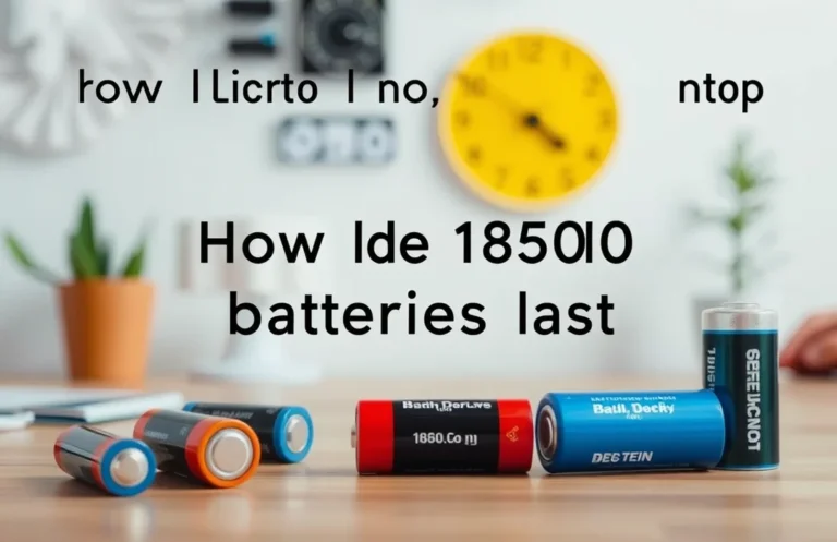 Understanding 18650 Battery Lifespan: Key Factors and Usage Tips