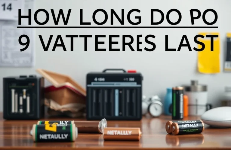 9 Volt Batteries: Understanding Their Lifespan for Your Needs