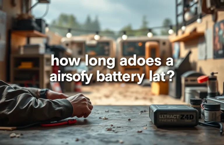 Airsoft Battery Life: How Long Can You Expect It to Last?