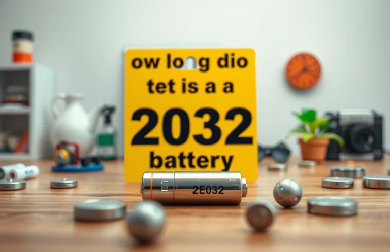 2032 Battery Lifespan: What You Should Know for Replacement