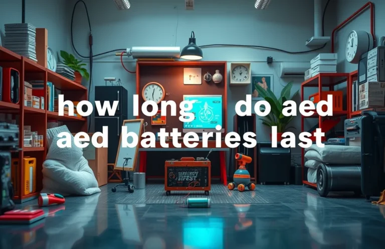 AED Battery Lifespan: How Long Can You Rely on Them?