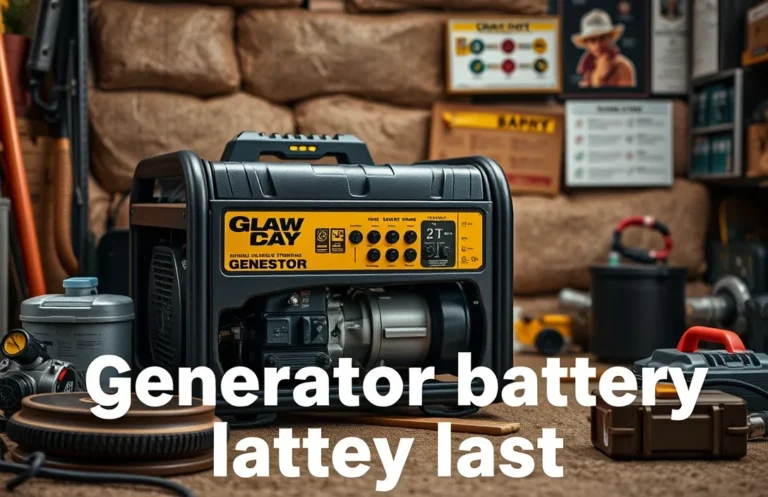 How Long Does a Generator Battery Last? Key Factors to Consider
