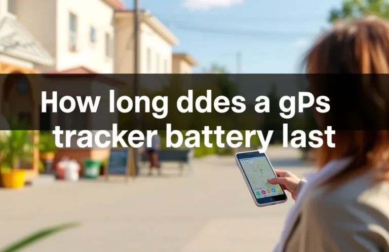 GPS Tracker Battery Life: What You Should Know for Reliable Tracking