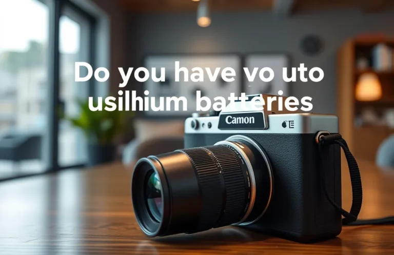 Using Lithium Batteries in Blink Cameras: Is It Necessary?