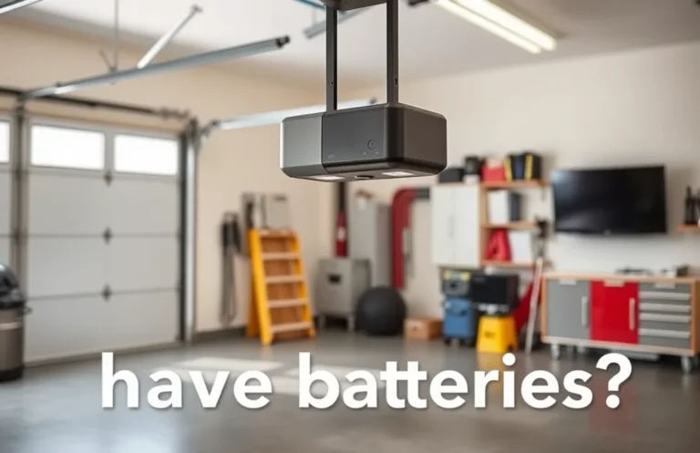 Do Garage Openers Need Batteries? Here’s What You Should Know