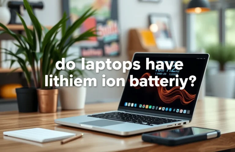 Do Laptops Use Lithium-Ion Batteries? Key Insights and Implications