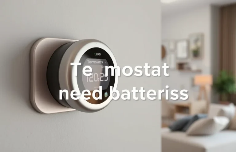 Do Thermostats Require Batteries for Operation? Here’s What You Nee…