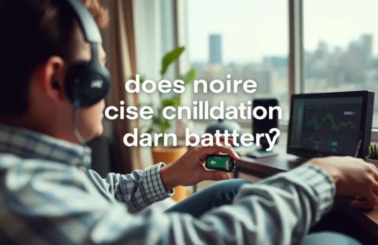 Does Noise Cancellation Drain Your Device’s Battery Life?