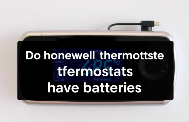 Do Honeywell Thermostats Need Batteries for Operation?