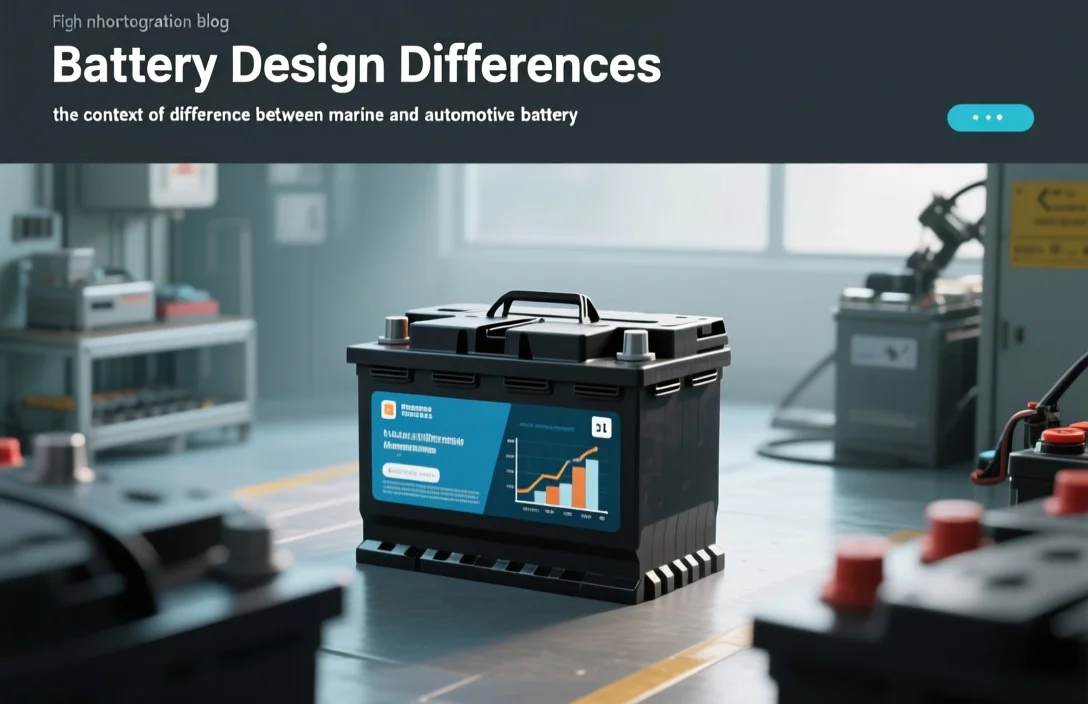 Battery Design Differences - difference between marine and automotive battery