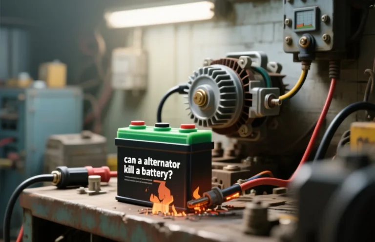can a alternator kill a battery?