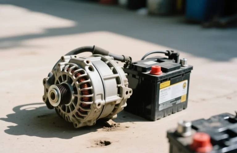 can a bad alternator drain a new battery quickly?