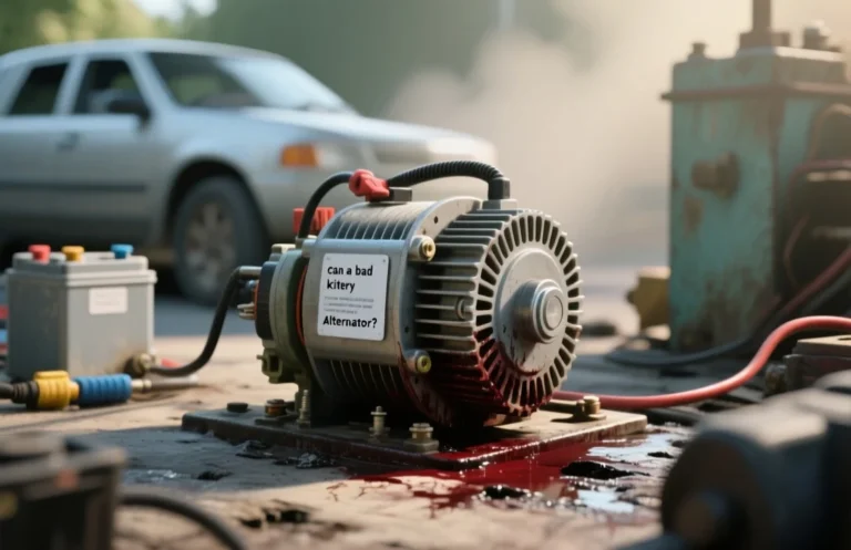 can a bad battery kill an alternator?