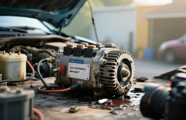can a bad battery ruin an alternator?