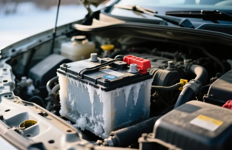 can a car battery freeze?