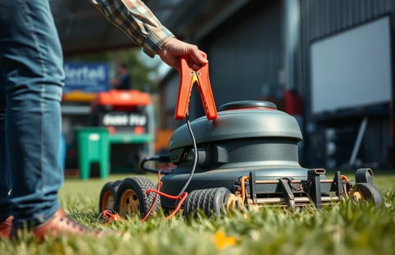 can i jump a lawn mower battery?