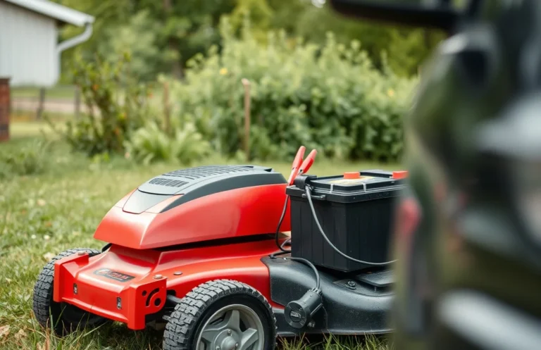 can i jump a lawn mower battery with my car?