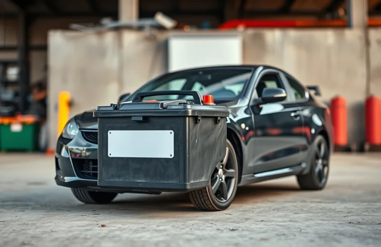 can i put a car battery on concrete?