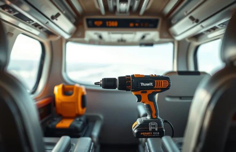can i take battery power tools on a plane?