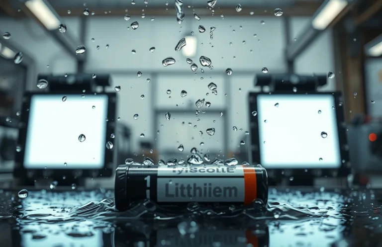 can lithium batteries get wet?