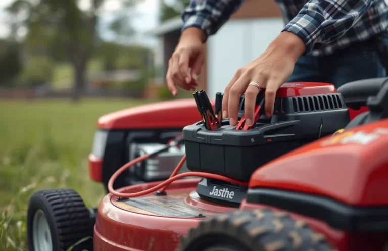can you jump a lawn mower battery?