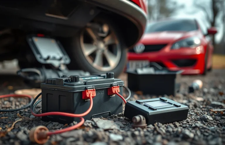 can you put a car battery on the ground?