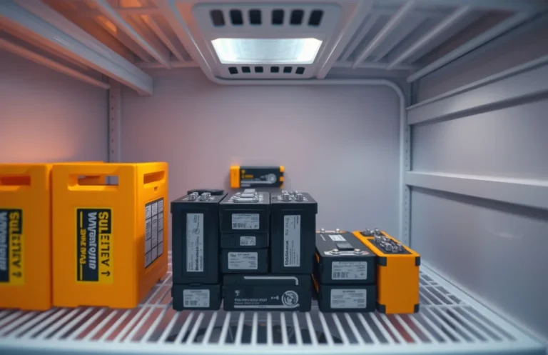 can you store batteries in the freezer?