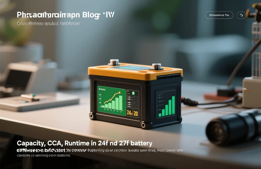 Capacity, CCA, Runtime - difference between 24f and 27f battery