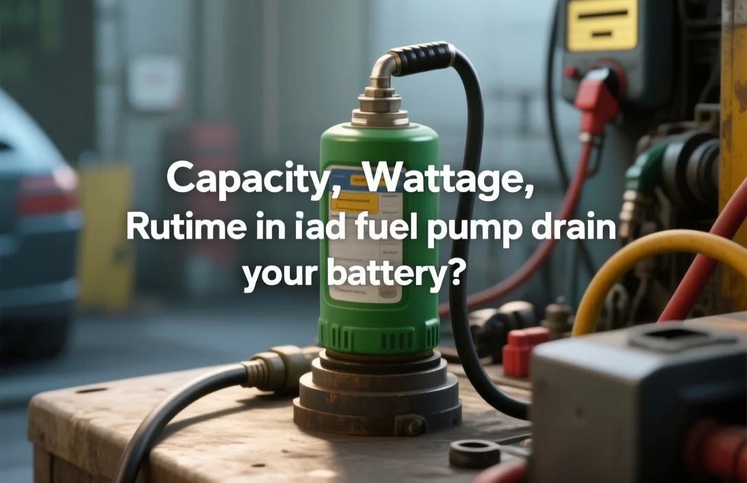 Capacity, Wattage, Runtime - can a bad fuel pump drain your battery?