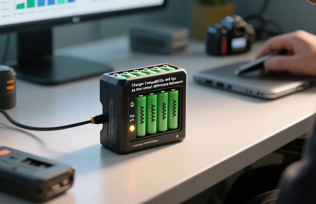 Charger compatibility and tips - difference between aa and aaa battery