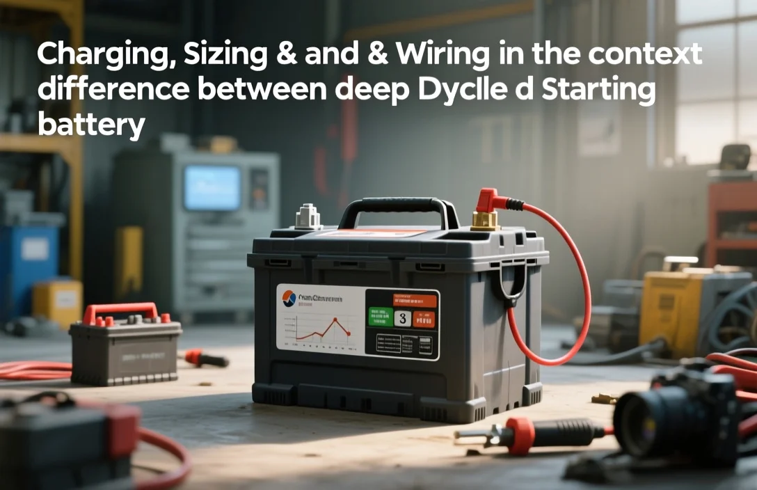Charging, Sizing & Wiring - difference between deep cycle and starting battery
