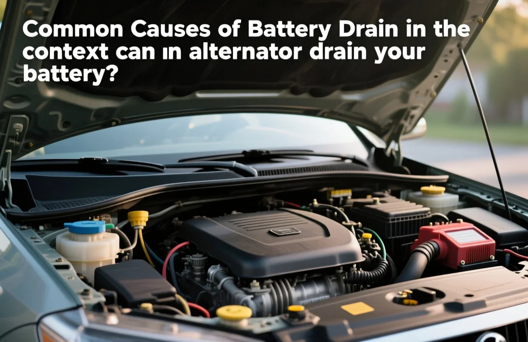 Common Causes of Battery Drain - can an alternator drain your battery?