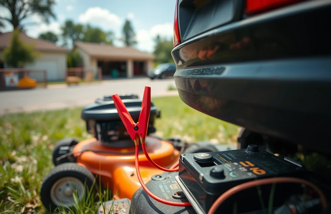 Common Mistakes and Risks - can you jump a lawn mower battery with a car?