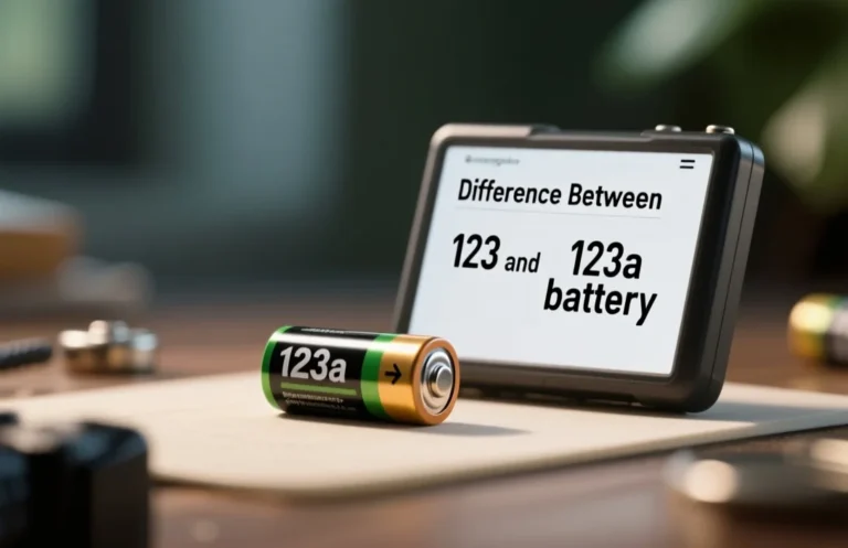 difference between 123 and 123a battery