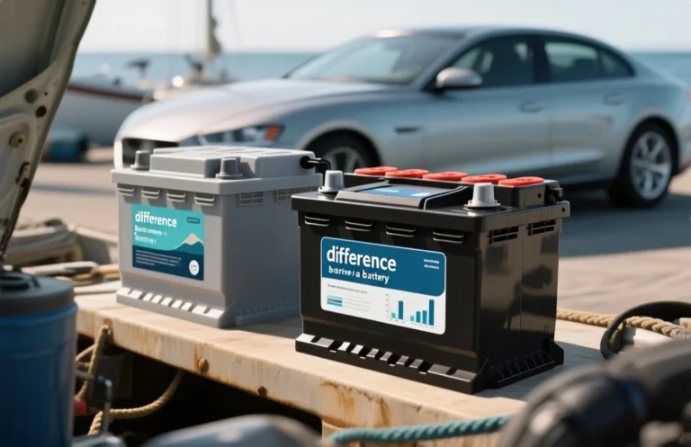 difference between a marine battery and a car battery