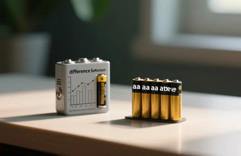 difference between aa aaa batteries