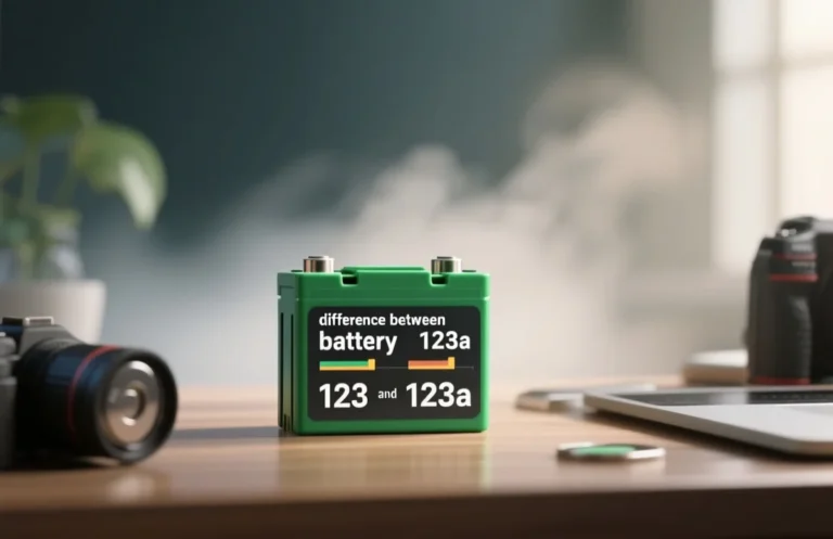 difference between battery 123 and 123a