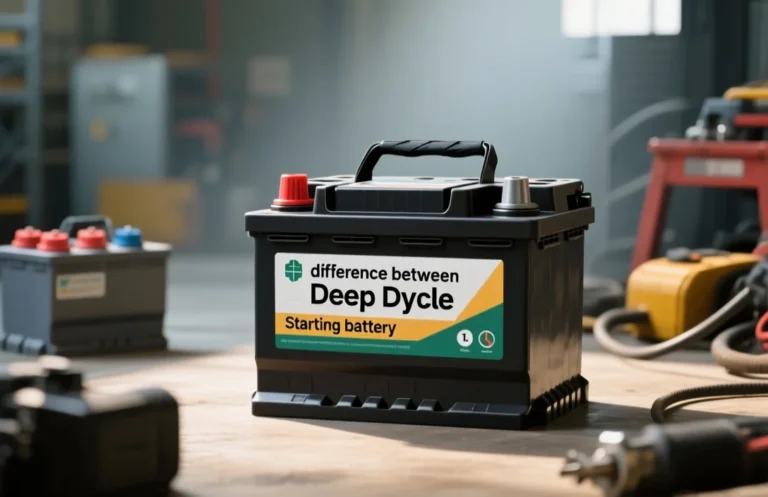 difference between deep cycle and starting battery