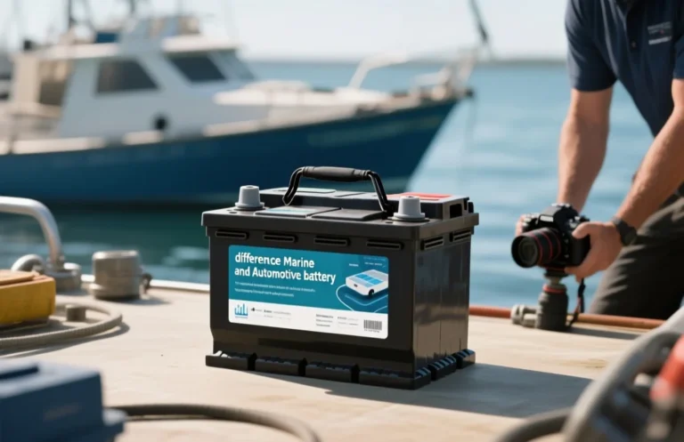 difference between marine and automotive battery