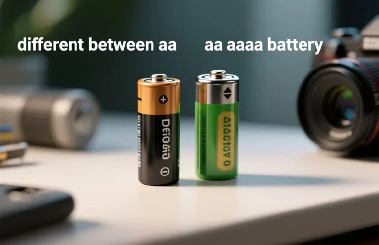 different between aa and aaa battery