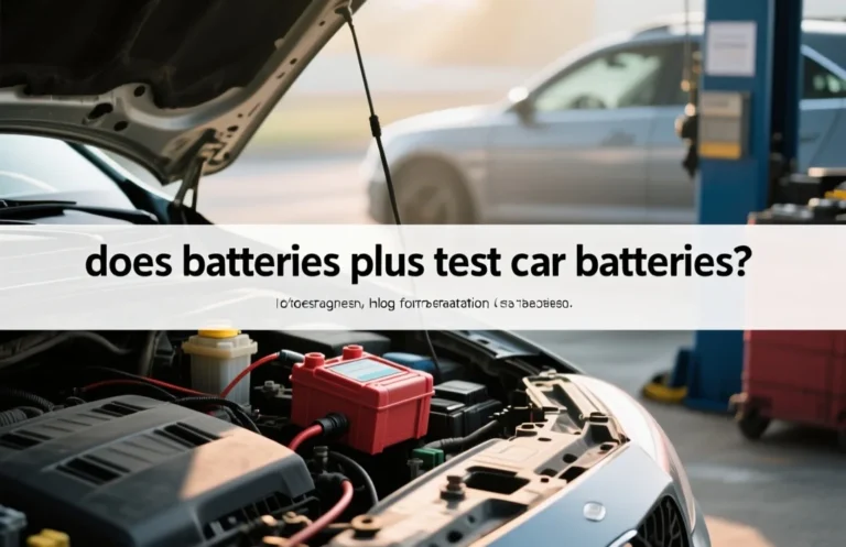 does batteries plus test car batteries?