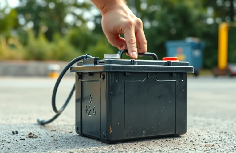 does putting a car battery on concrete drain it?