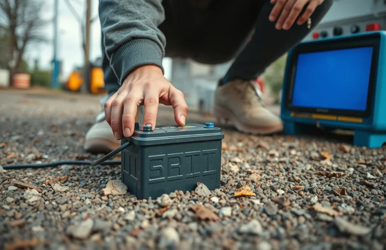 does setting a battery on the ground drain it?