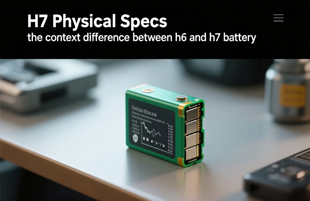 H7 Physical Specs - difference between h6 and h7 battery
